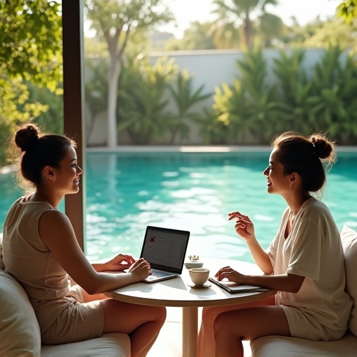 เปลี่ยนที่นอน (Staycation) กระตุ้นสมอง: ทำไมการประชุมในพูลวิลล่าถึงได้ไอเดียเจ๋งกว่า?สภาพแวดล้อมที่ผ่อนคลายกับการหลั่งสารโดปามีนที่ช่วยเรื่องความคิดสร้างสรรค์ [cite: 1]
